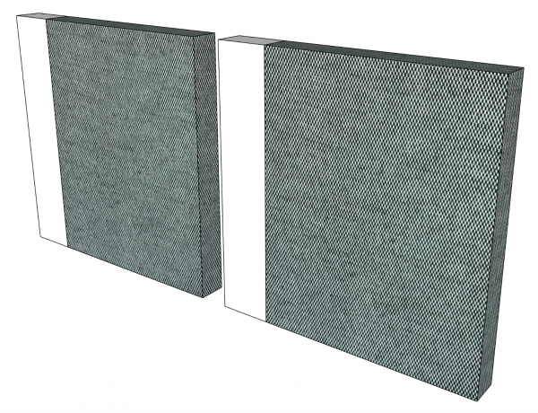 Hoes voor Hoofdbord voor 2-persoons kartonnen bed - Cubiqz