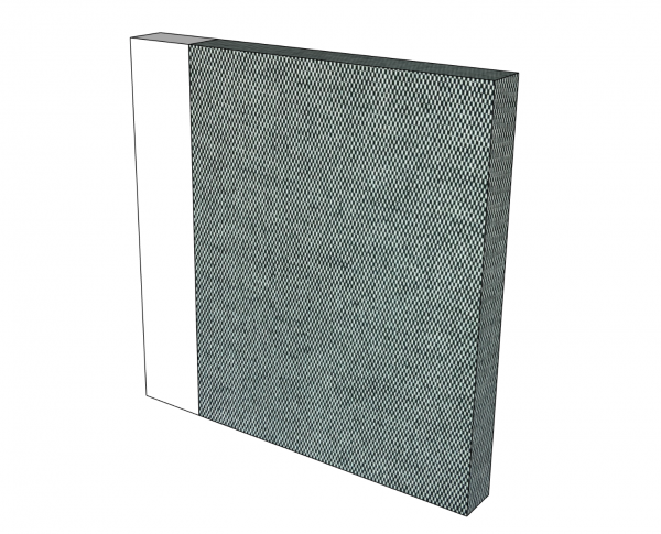 Hoes voor hoofdbord 1-persoonsbed- Cubiqz