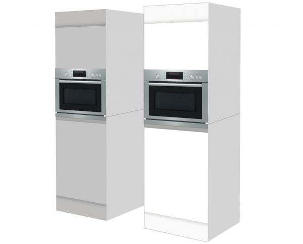 laden Madeliefje proza 2-in-1 reversible hoge kast 60 cm met combi oven