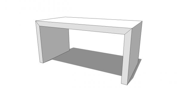 LUUCK nachtkast breed 3-zijdig