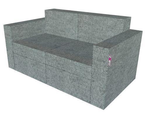 2-ZITS BANK INCLUSIEF HOES