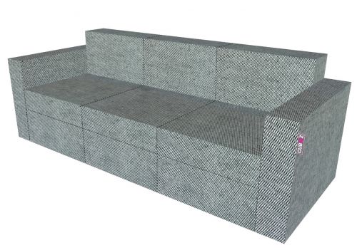 3-ZITSBANK INCLUSIEF HOES