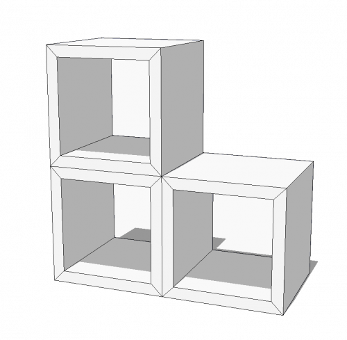 LUUCK kubus - 3 stuks