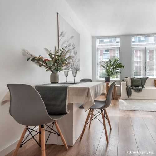 Tafelkleed | 136cm x 136cm |Voor kartonnen tafel | Vastgoedstyling