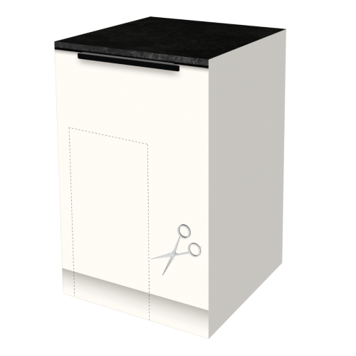 SNIJ-KAST 60 CM | Voor leidingen – Kartonnen Keuken BASE