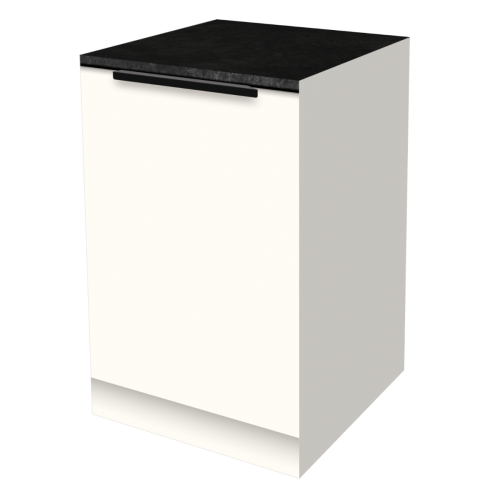 ONDERKAST 60 CM | Kartonnen Keuken BASE - met greep & zwart natuursteen werkblad