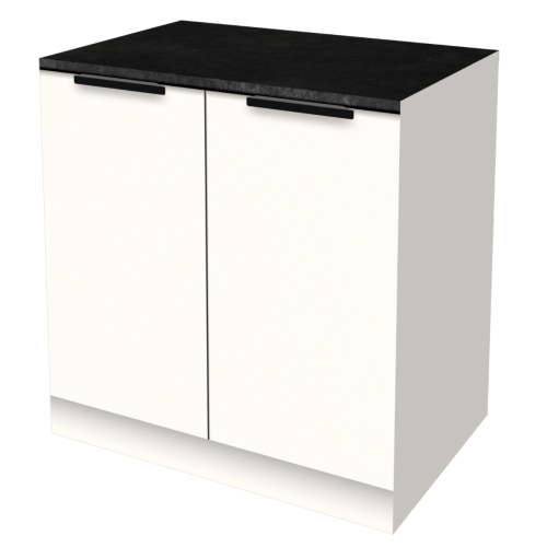 ONDERKAST 90 CM | Kartonnen Keuken BASE – print met 2 kastdeurtjes