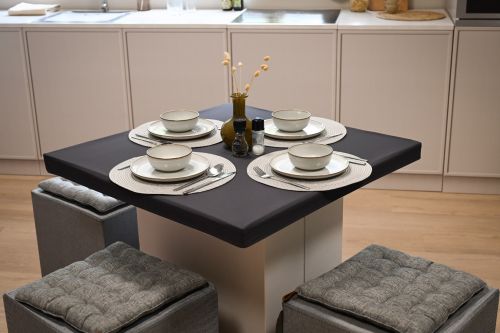 Tafel van karton voor Home Staging by Cubiqz