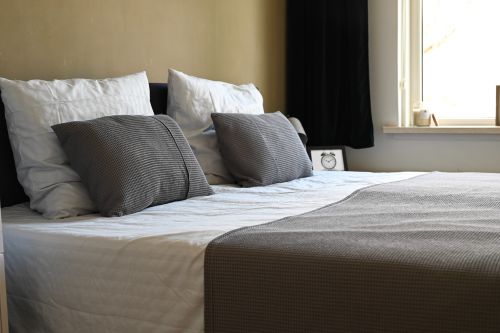 BEDSPREAD + 2 PILLOWS FOR DOUBLE BED (BASALT)