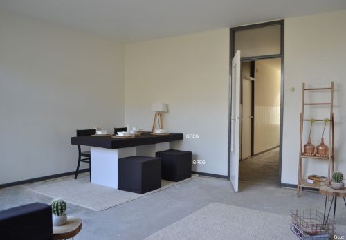 HOES VOOR DUBBELE EETTAFEL in kleur GREG