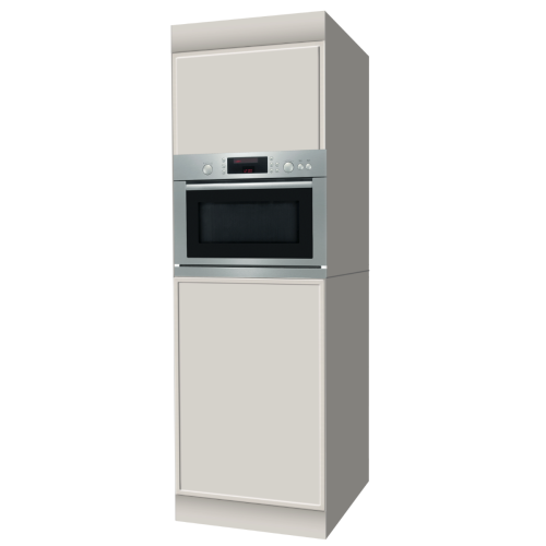 HOGE KAST 60 CM MET COMBI OVEN | Kartonnen Keuken PURE | Verkoopstyling