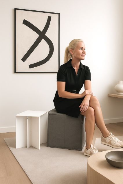 Kartonnen kruk - Zitkubus 45x45cm | verkrijgbaar in uni - bedrukt & met stoffen bekleding - Cubiqz TakeYourSeat