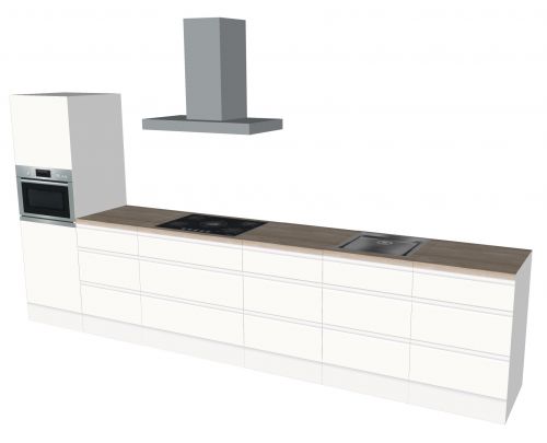 RECHTE KEUKEN GREEPLOOS 390 X 60 CM