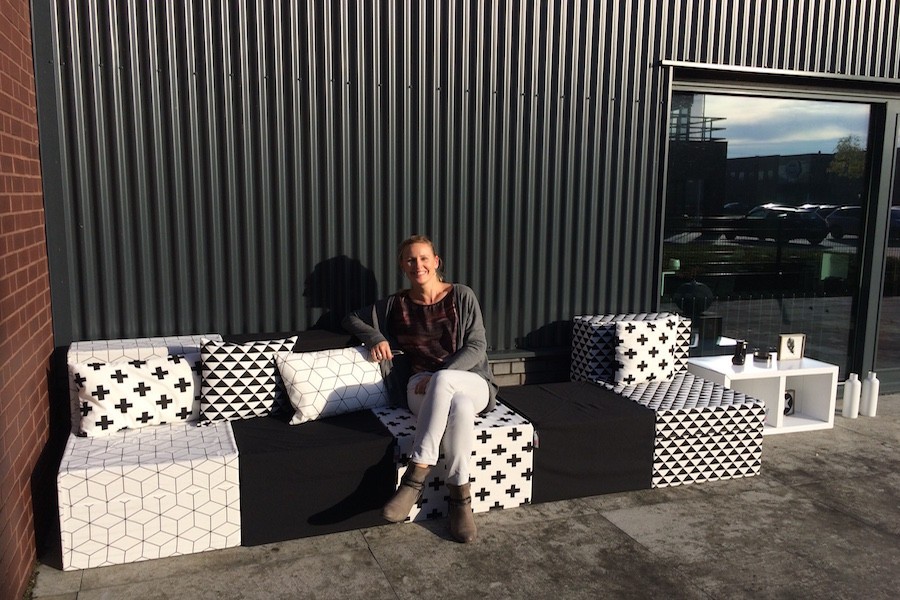 CUBIQZ cardboard modules for real seating CUBIQZ cardboard modules for real seating